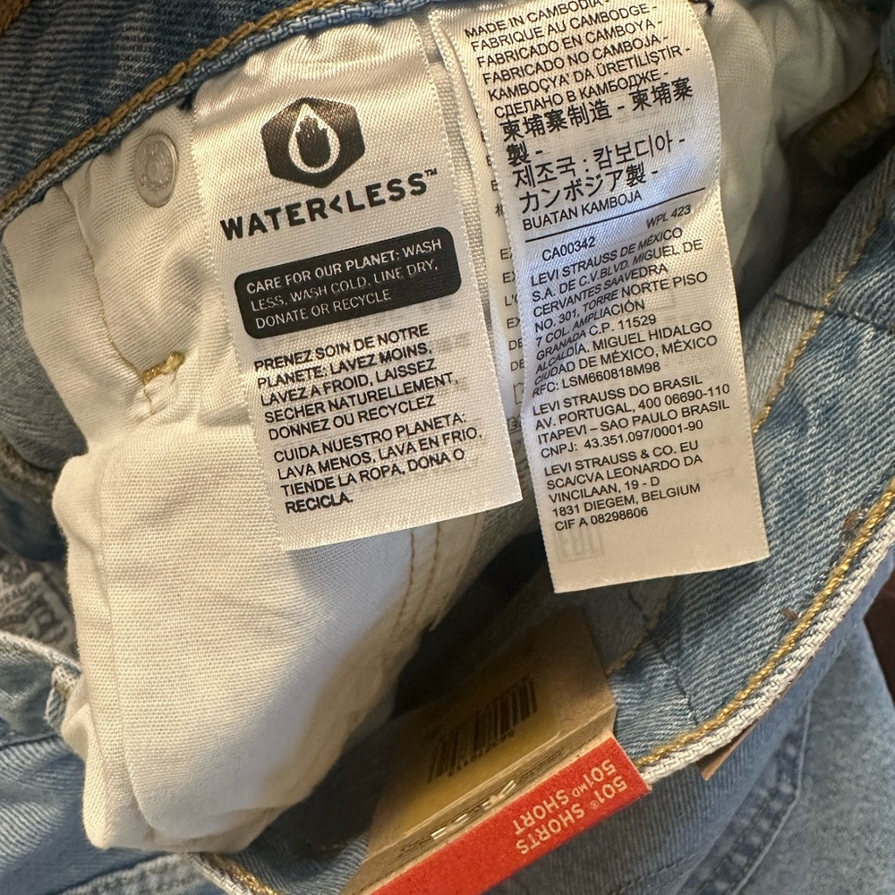 Levi's jean shorts high waisted - Picture 5 of 5